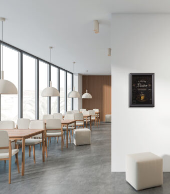 EUROPEL - Posterframe Economy - A4-formaat - 25 mm - Zwart