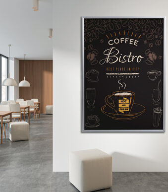 EUROPEL - Kliklijst - B1 formaat - 25 mm - Zilver geanodiseerd