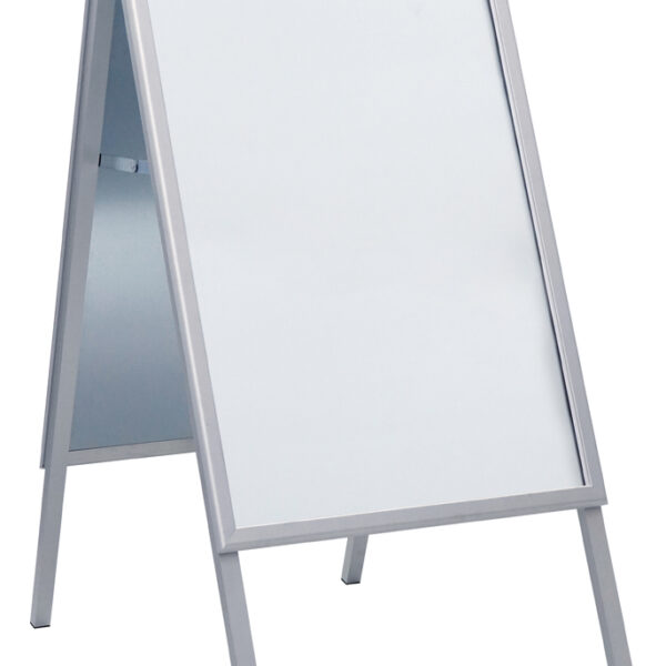 EUROPEL stoepbord, waterbestendig, A1, zilver