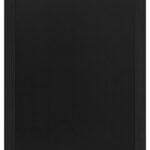 EUROPEL - Schoolbord met houten frame - 500 x 700 mm - Zwart