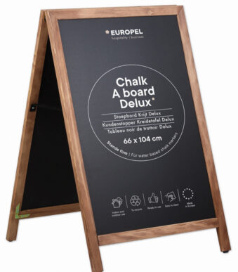 EUROPEL klantenstopper DELUXE, 660 x 1.040 mm, naturel