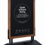 EUROPEL klantenstopper SWING, 700 x 1.180 mm, naturel