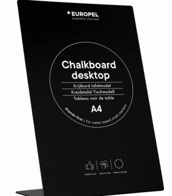 EUROPEL tafelmodel L-standaard, DIN A4, zwart