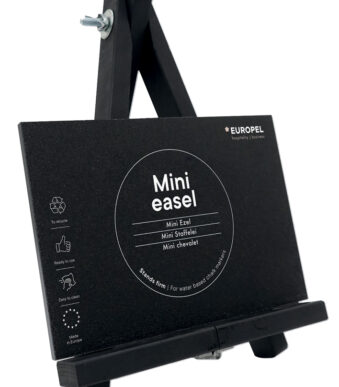 EUROPEL tafel-krijtbord mini met ezel, zwart