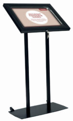 EUROPEL menu-vitrine, vrijstaand, 2 x DIN A4