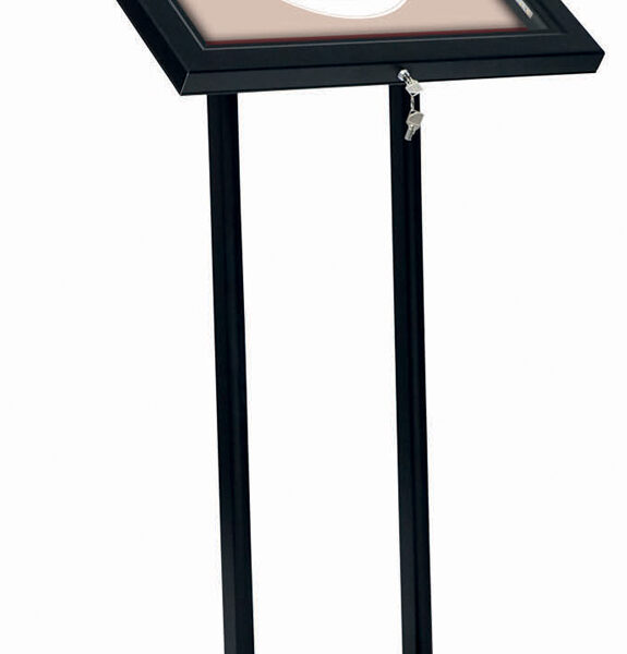 EUROPEL menu-vitrine, vrijstaand, 2 x DIN A4