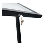 EUROPEL menu-vitrine, vrijstaand, 2 x DIN A4