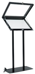 EUROPEL menu-vitrine, vrijstaand, 2 x DIN A4