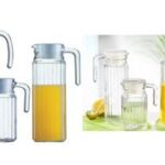 Esmeyer Arcoroc - Glazen kan 'QUADRO' - Met deksel - Inhoud: 1,7 liter