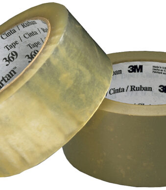 Geruite verpakkingsplakband, 50mm x 66m, bruin