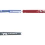 Pilot Navulbare Rollerpen V5 Hitecpoint, Zwart