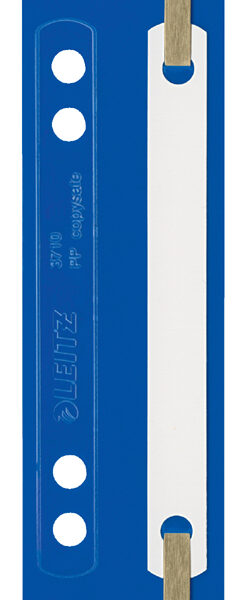 LEITZ hechtstrip, 35 x 158 mm, PP-folie, blauw