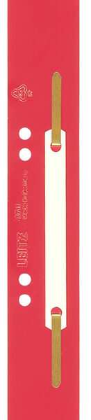 LEITZ hechtstrip, 35 x 310 mm, PP-folie, rood