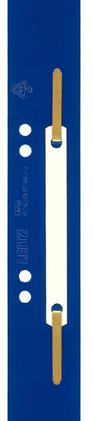 LEITZ hechtstrip, 35 x 310 mm, PP-folie, blauw