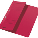 LEITZ hechtmap, DIN A4, manillakarton, rood, 8 cm. ponsing