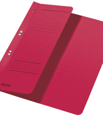 LEITZ hechtmap, DIN A4, manillakarton, rood, 8 cm. ponsing