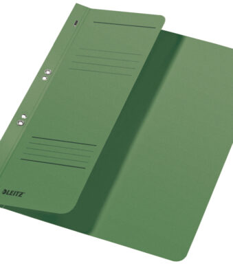 LEITZ hechtmap, DIN A4, manillakarton, groen, 8 cm. ponsing