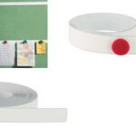 Zelfklevende magneetstrip, 50 mm x 25 m, wit