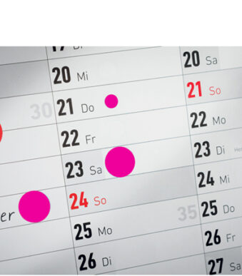 AVERY markeringspunten, rond 10 mm, magenta, op rol, permanent