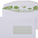 GPV envelop ENVEL´MATIC ERA Pure, 114x229mm, wit, gegomd, venster re. 45x100 mm, 1.000 st