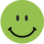 AVERY markeringspunten, Gezicht positief, rond 19 mm, groen, permanent