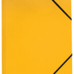 LEITZ hoekspanmap Recycle, DIN A4, karton 430 g/m2, geel