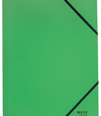 LEITZ hoekspanmap Recycle, DIN A4, karton 430 g/m2, groen