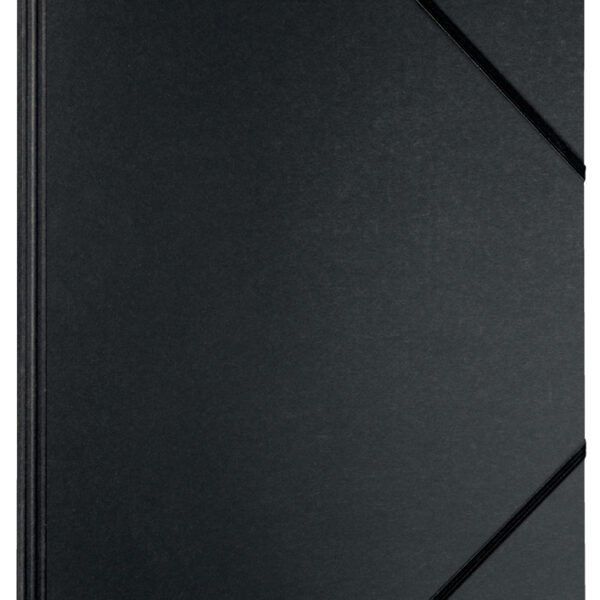 LEITZ Elastomap / hoekspanmap Recycle, DIN A4, karton 430 g/m2, zwart