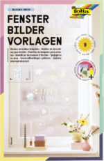 Raamstickersvormen 'BLOOM & GROW', inclusief krijt.