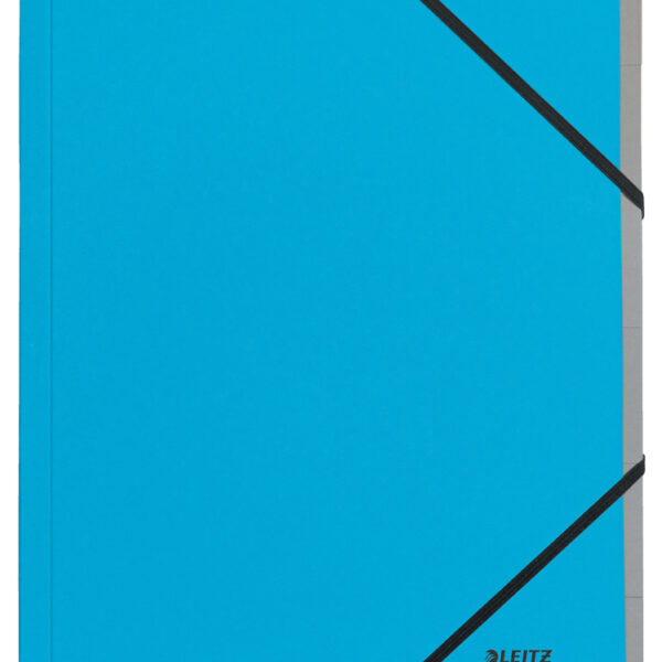 LEITZ sorteermap Recycle, DIN A4, karton, 6 vakken, blauw