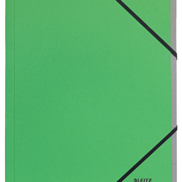 LEITZ sorteermap Recycle, DIN A4, karton, 6 vakken, groen