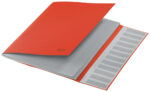 LEITZ sorteermap Recycle, DIN A4, karton, 12 vakken, rood