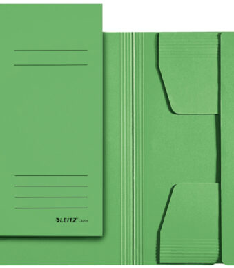 LEITZ dossiermap/stofklepmap, DIN A3, karton 320 g/m2, groen