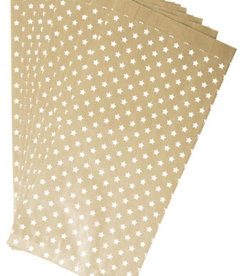 Clairefontaine papieren zak met blokbodem ´Sterren´