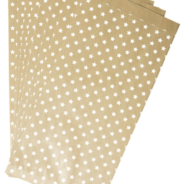 Clairefontaine papieren zak met blokbodem ´Sterren´