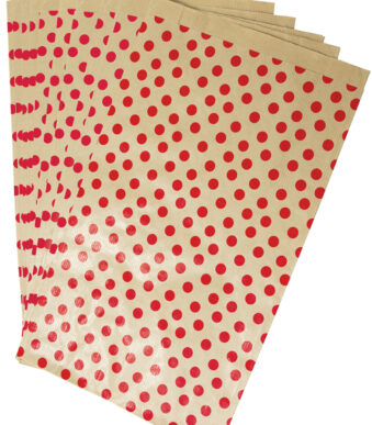 Clairefontaine papieren zak met blokbodem ´Stippen´
