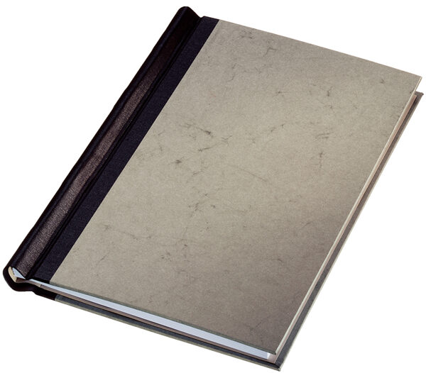 LEITZ klemmap, DIN A4, omslag grijs, rug zwart