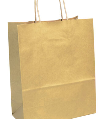 Clairefontaine papieren draagtas, goud, groot