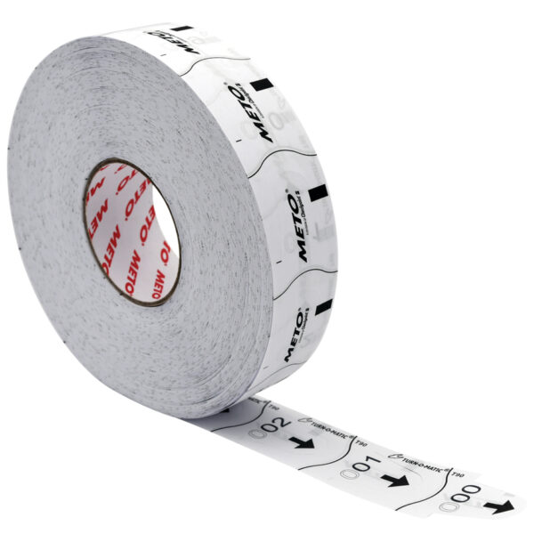METO Tickets T90 voor ticketdispenser Turn-O-Matic, wit