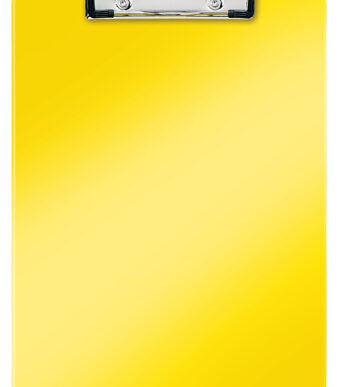 LEITZ klembord WOW, polystyrol, geel