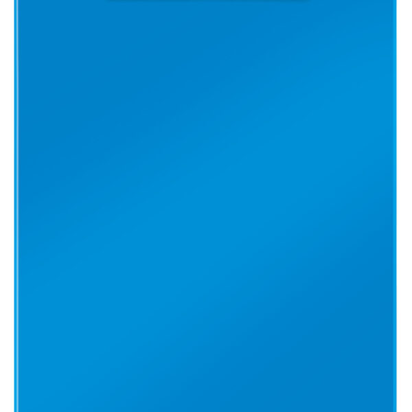 LEITZ klembord WOW, DIN A4, polystyrol, blauw-metallic