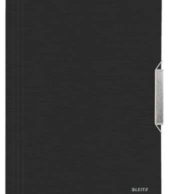 LEITZ hoekspanmap Style, DIN A4, PP, satijnzwart