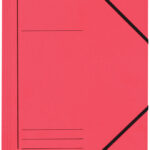 LEITZ hoekspanmap, A4, karton 450 g/m2, rood