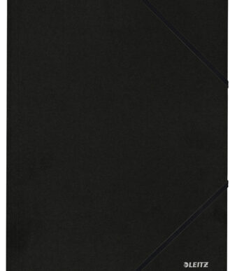 LEITZ hoekspanmap, A4, karton 450 g/m2, zwart