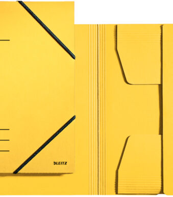 LEITZ hoekspanmap, DIN A4, karton 320 g/m2, geel