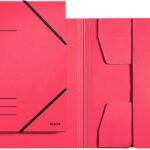 LEITZ hoekspanmap, DIN A4, karton 320 g/m2, rood