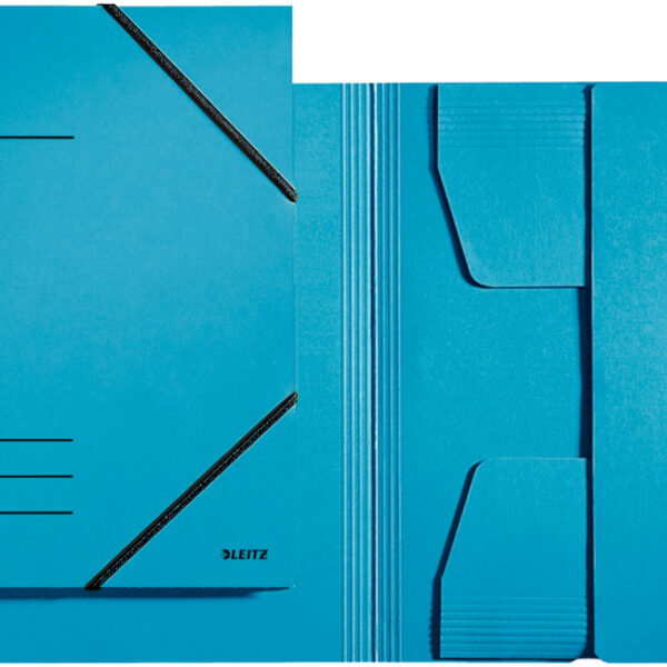 LEITZ hoekspanmap, DIN A4, karton 320 g/m2, blauw
