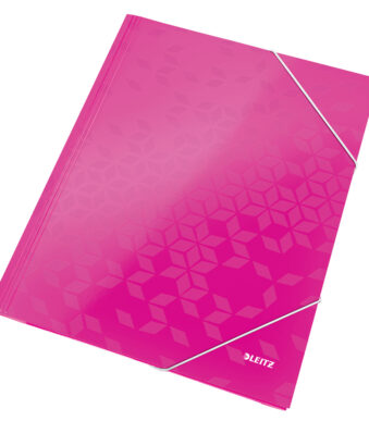 LEITZ hoekspanmap WOW, DIN A4, karton, rose-metallic