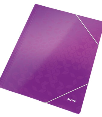 LEITZ hoekspanmap WOW, DIN A4, karton, violet