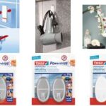 Tesa Krachtige Zelfklevende Haakjes Groot Ovaal, Wit